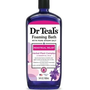 Dr teals menstrual relief foaming bath